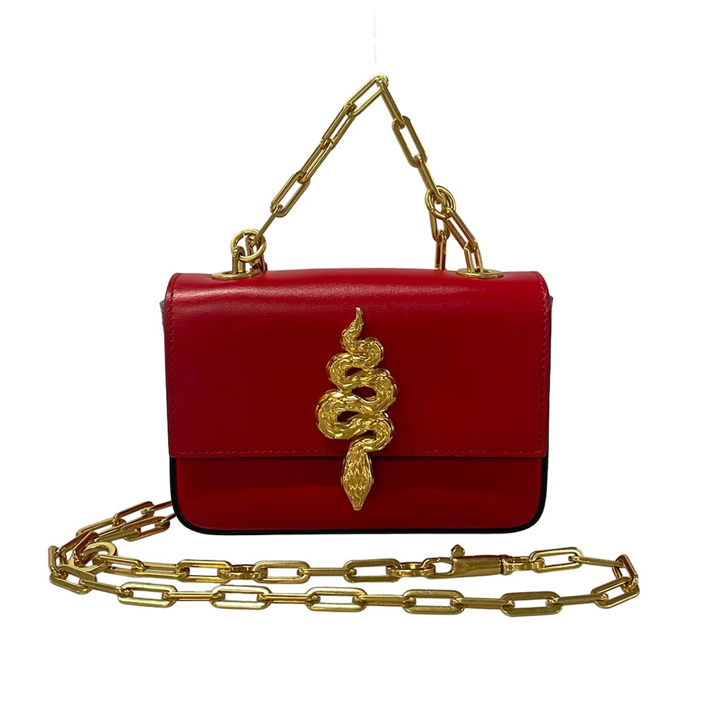 Valentinogaravani Red Leather Shoulder #326977V71B